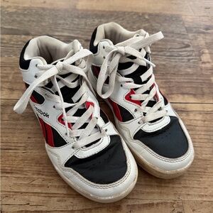 Reebok Kids Sneakers High Tops - Black, Red, White
